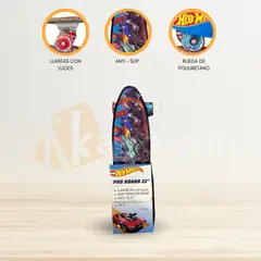CUZKA - Skateboard para Niños «PENNY» 22″ Hot Wheels