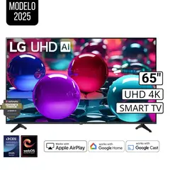 LG - TELEVISOR SMART TV LED 4K ULTRA HD 65 65UA7300PSB CON THINQ AI 2025