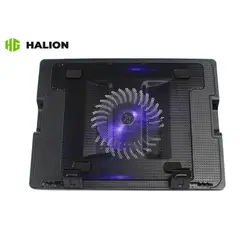 HALION - Cooler para Laptop CYBERCOOL HA-69 14 cm 1000 RPM LED USB