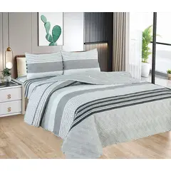 CASATEX - Cubrecama + Juego de sabanas 2 plazas 100% Algodón - 5 Piezas