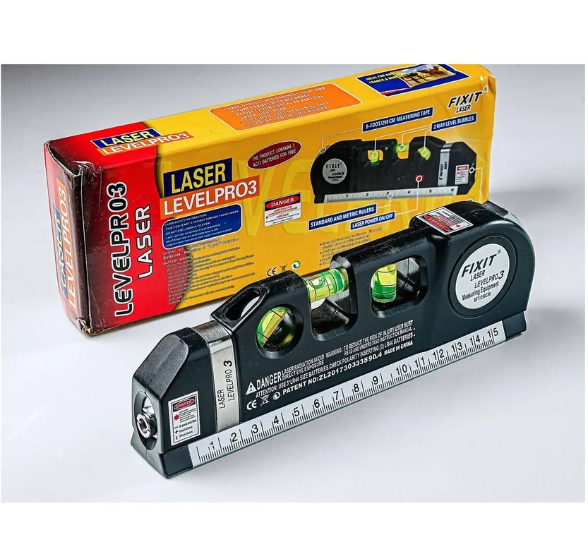 CINTA DE MEDICIÓN NEGRO LASER HERRAMIENTA DE MANO