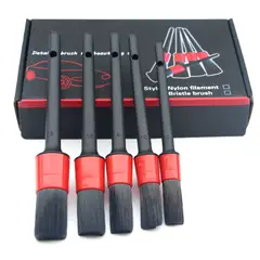 GENERICO - Kit Brocha Universal Para Detailing Automotriz Limpieza