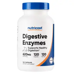 NUTRICOST - Enzimas Digestivas - 120 Cápsulas