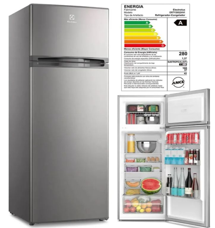 Refrigerador 205L ERTY20G2HVI Gris