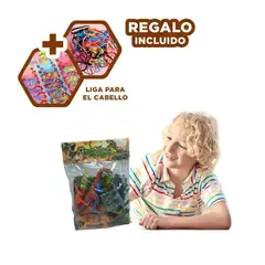 GENERICO - Set de Juguetes de Dinosaurios de Caucho Y+Ligas de Regalo