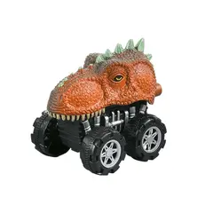 RYBIU IMPORT - Pack2 Carro Dino Set 4 y Moto Set 2 para Niños Dino