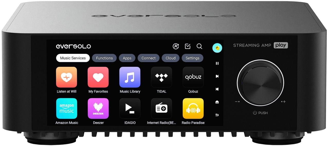 AMPLIFICADOR EVERSOLO PLAY 60W, WIFI, BLUETOOTH, AIRPLAY 2