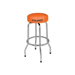 TRUPER - Banco Metálico Truper, Diametro 35cm, Altura 77 cm 51574