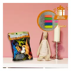 RYBIU IMPORT - Pack12 Set de Juguetes de Dinosaurios Y+Banderitas Adhesivas