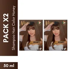 GENERICO - Pack x2 Shampoo Hair Color Honey 25 ml - MUSA