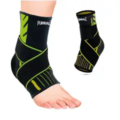 FUBBALL - Tobillera Ajustable de Compresión Para Deporte - Verde -