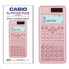 CASIO - Calculadora Científica FX-991 Es Plus 417 Rosado