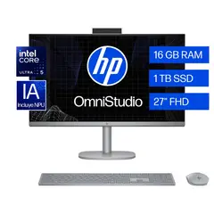 HP - All in One OmniStudio 27-cs0252la Ultra 5 16GB, 1TB SSD, 27" FHD, Wind 11