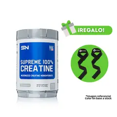 SUPREME NUTRITION - CREATINA MICRONIZADA 250G + STRAPS