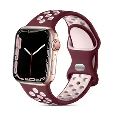 GENERICO - Correa para apple watch 40mm - Vinotinto
