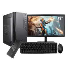 INTEL - Computadora Pc Core i3 10105 RAM 8GB SSD 256GB MONITOR 19 LED HD