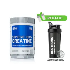 SUPREME NUTRITION - CREATINA MICRONIZADA 250G + SHAKER