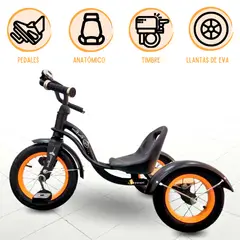 DOUX BEBE - Triciclo Chavo CURVA BLACK