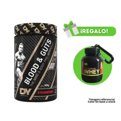 DORIAN YATES - PRE ENTRENO BLOOD AND GUTS 40 SERV STRAWBERRY + PORTAPROTEINA