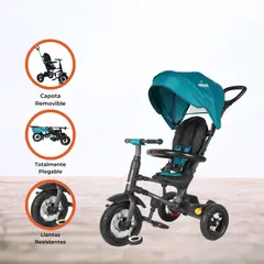 INFANTI - Triciclo Guiador Plegable «GO RIDER» Green