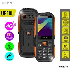 UNONU - CELULAR BASICO UR10L 4G DUAL SIM - NARANJA