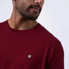 1921 - POLO EI25O-NECK P2 JERSEY - BURGUNDY