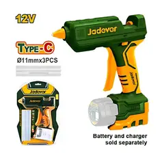 GENERICO - Pistola para Silicona LI-ION 12V 11MM Jadever - JDLU1412