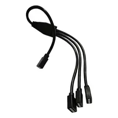 TEROS - Cable Splitter Rgb Argb 3 Divisiones Te-7051n 4 Pines