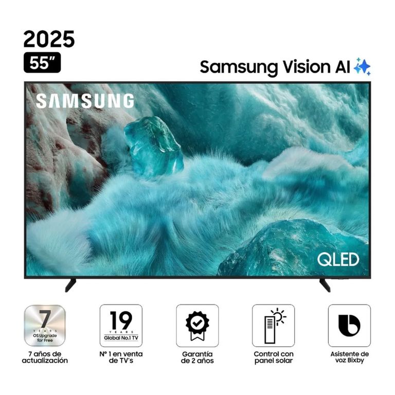 Televisor QLED 55 QN55Q7FAAGXPE 4K UHD Smart TV Q4 AI