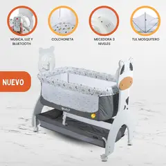 EBABY - Cuna Colecho para Bebe «AURA» Gray