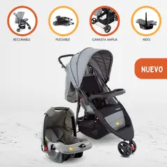 COSCO - Coche de Paseo Travel Sistem »JETTY V2» Gray