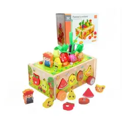 GENERICO - Juguete Montessori de Madera Mi Primera Granja