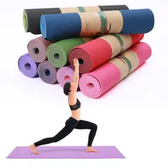 PENTHA - Mat Entrenamiento Piso Yoga Ecológico 6mm Antideslizante