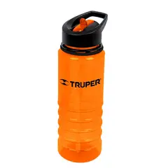 Truper - Tomatodo de Plástico de 740 ml, Orange Edition