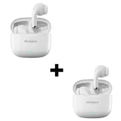LENOVO - Audífonos Inalámbricos LP40 Pro x2 Blanco BT 5.1