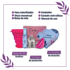 GENERICO - Kit Anticoholicos Disco Menstrual