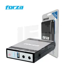 FORZA - UPS DC-140USB 140VA Negro con Puertos USB