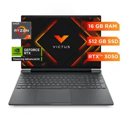 Victus 156 FHD Gaming Laptop - Ryzen 7 16GB RAM 512GB SSD Fre
