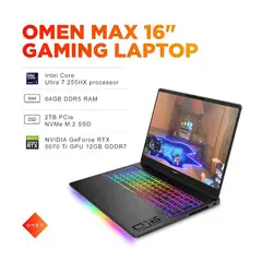 Omen Gaming Laptop 16 25K IPS Core Ultra 7 255HX 52GHz 32GB R