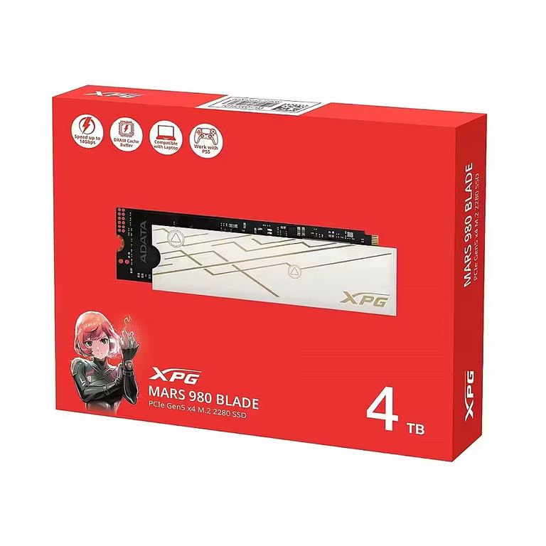 Ssd Mars 980 Blade 4Tb M.2 Pcie Gen5 Velocidad 14000/13000 Mbs