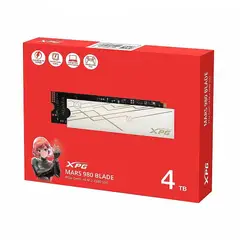 ADATA - Ssd Mars 980 Blade 4Tb M.2 Pcie Gen5 Velocidad 14000/13000 Mbs