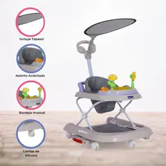 BAMBINO - Andador Mecedora 4 en 1 «BAMBINO X5» Khaki