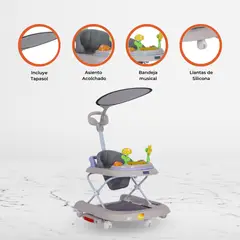 BAMBINO - Andador Mecedora 4 en 1 «BAMBINO X5» khaki