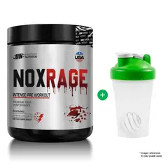 UNIVERSE NUTRITION - NOXRAGE 350 GR UN Pre entreno Óxido Nítrico Citrus Punch + Shaker