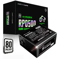 HALION - Fuente de Poder IFORGAME RPO500 80 PLUS WHITE APFC 12cm
