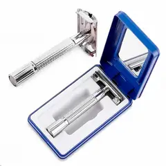 GENERICO - Afeitadora Clasica con Estuche Doble Filo para Hombre