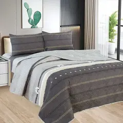 CASATEX - CUBRECAMA CON DISEÑO 2PLZ