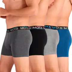 MOTA - BOXER MEDIO BAMBU PACK 4 MT4297