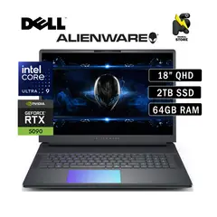 DELL - ALIENWARE 18 AREA 51 / INTEL CORE ULTRA 9 -275HX / DISCO 2TB SSD /64 GB RAM/ RTX 5090 /18"QHD
