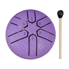 GENERICO - Tambor de Lengüeta 3 con 6 Notas Sonido Suave